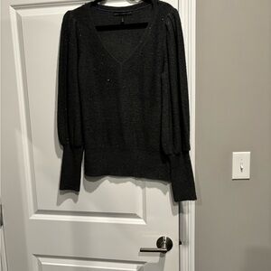 White House Black Market V Neck Sweater